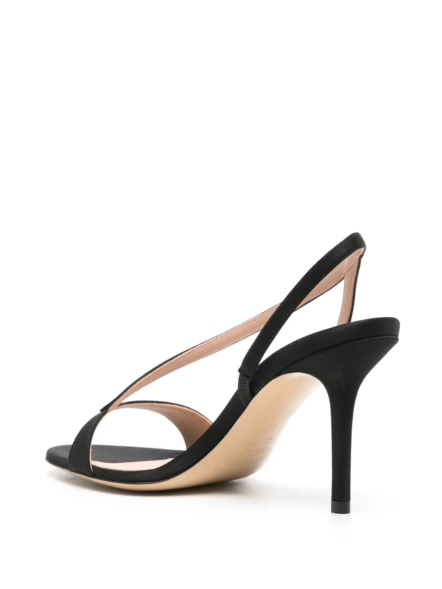 Paula 85mm satin sandals 5