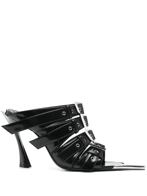 100mm buckle-detailed sandals