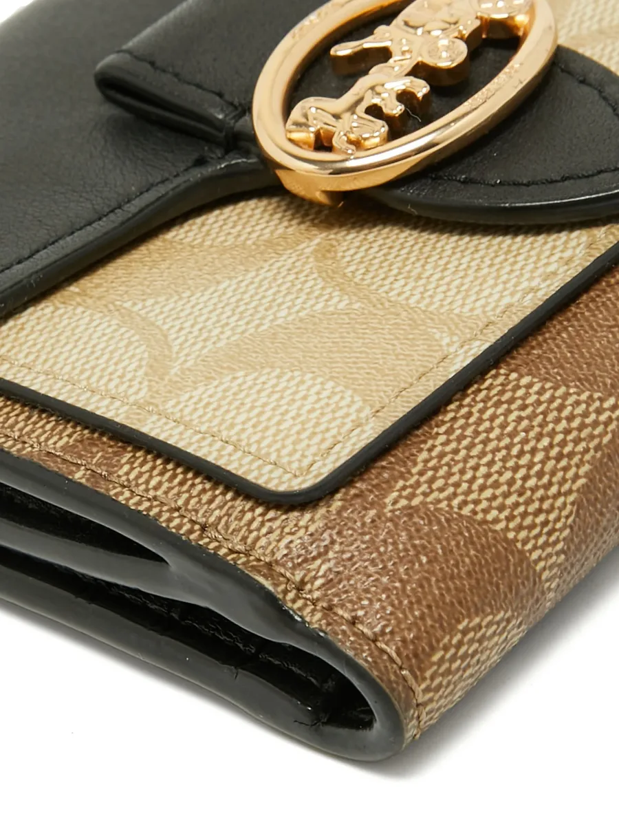 Georgie Monogram canvas wallet 5