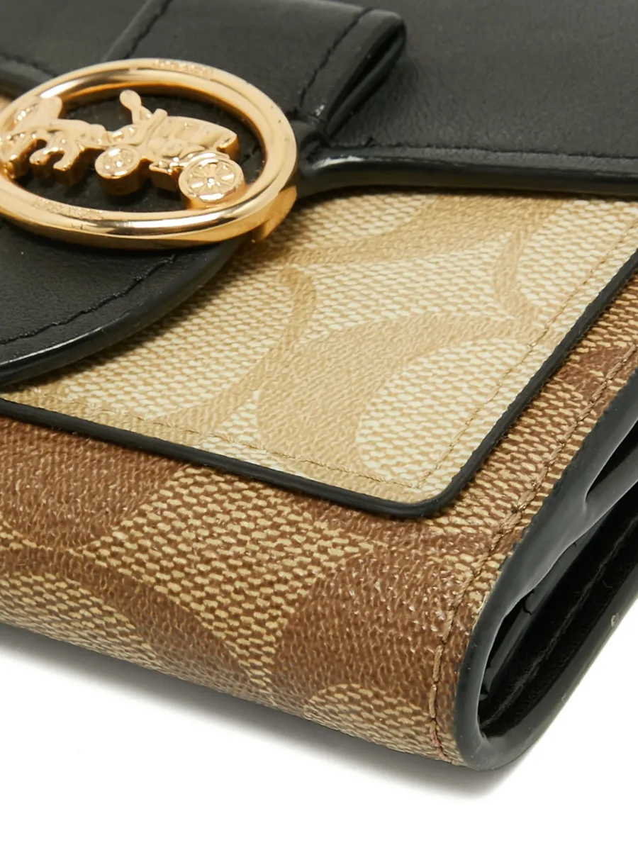 Georgie Monogram canvas wallet 8