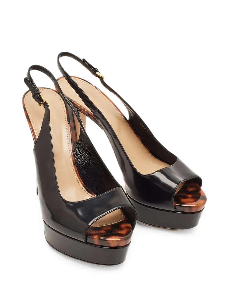 platform slingback sandals 9