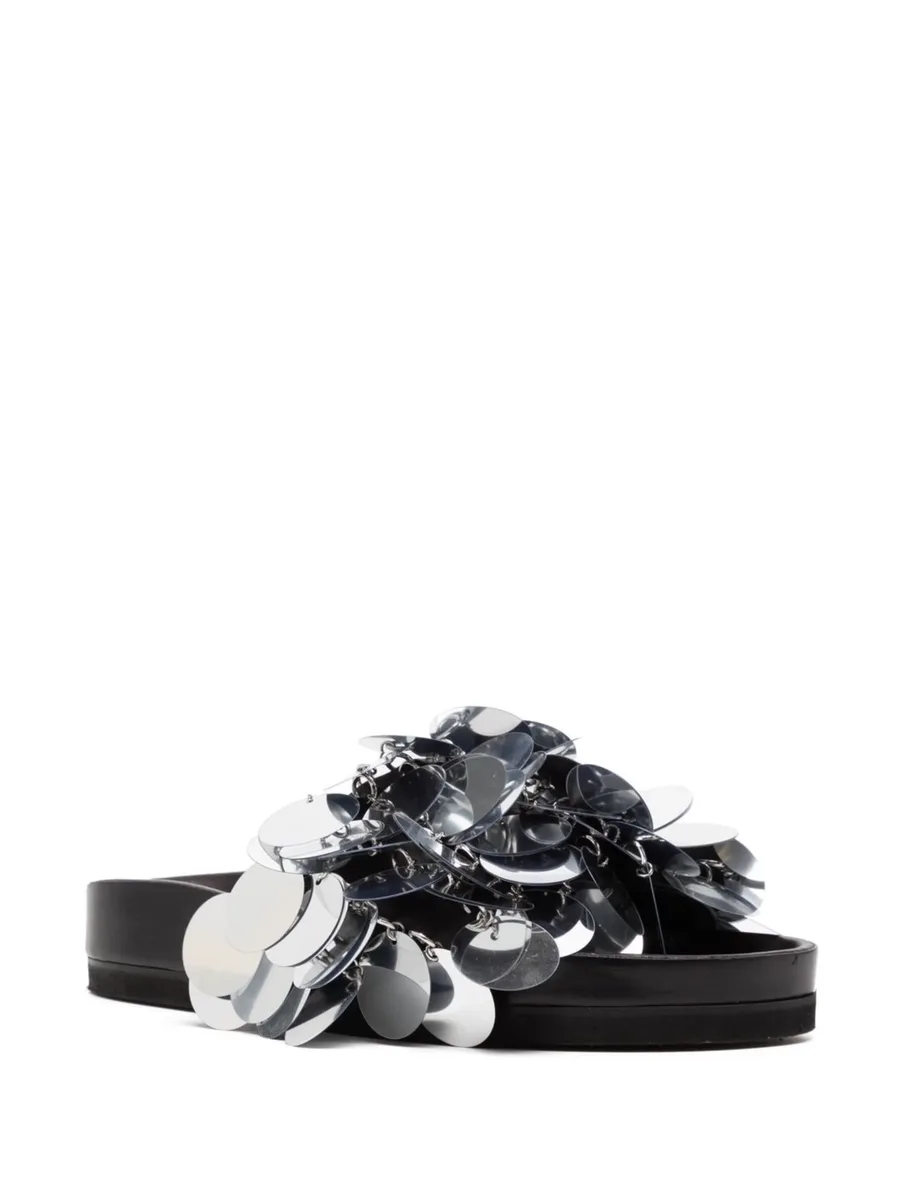 Sparkle disc-detailing sandals 4