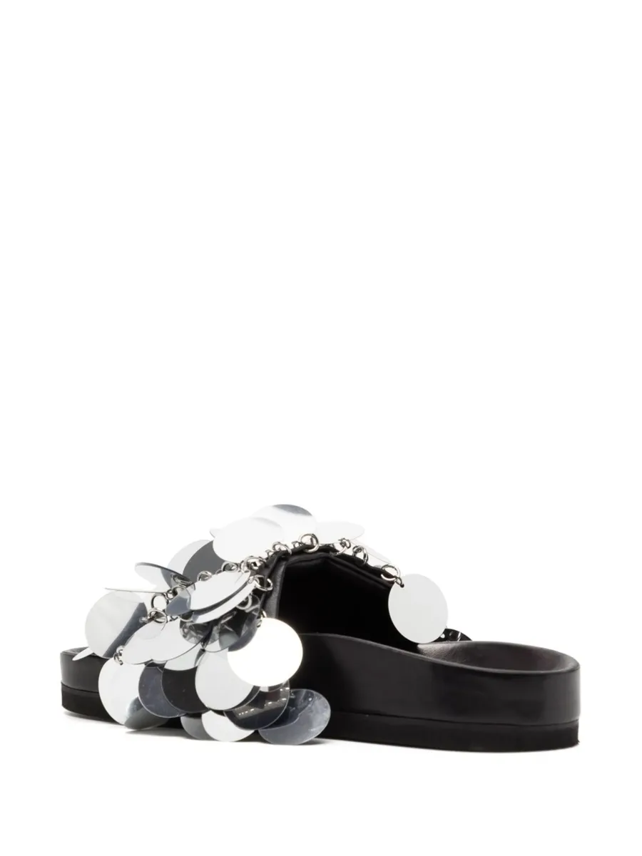 Sparkle disc-detailing sandals 5