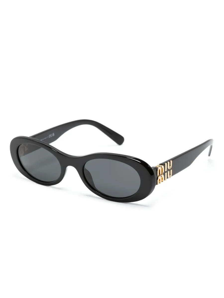солнцезащитные очки Miu Glimpse в овальной оправе 4