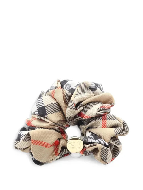 check scrunchie
