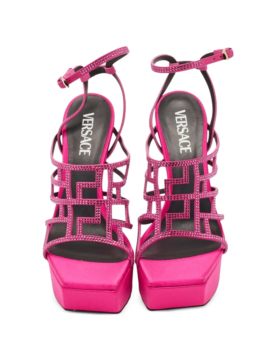 crystal-embellished platform sandals 8