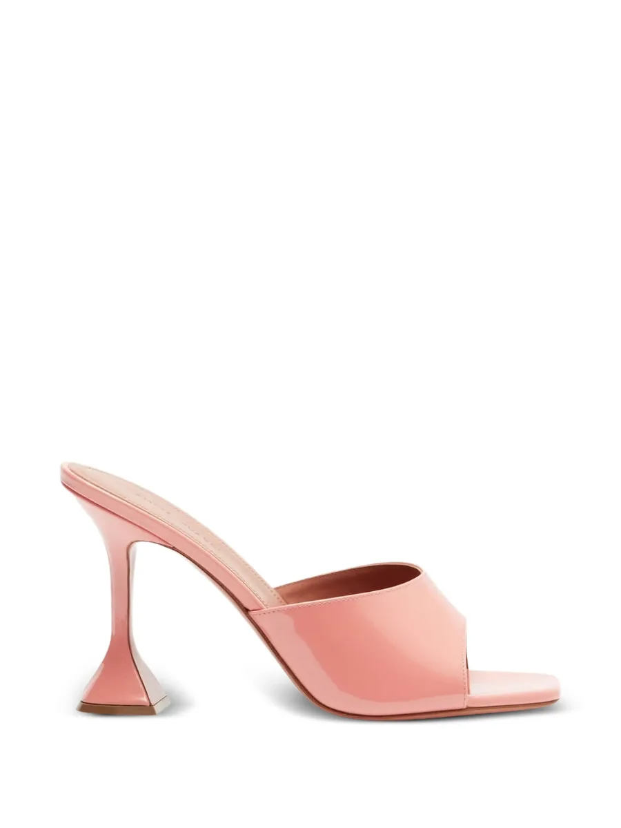 Lupita patent-leather mules 2