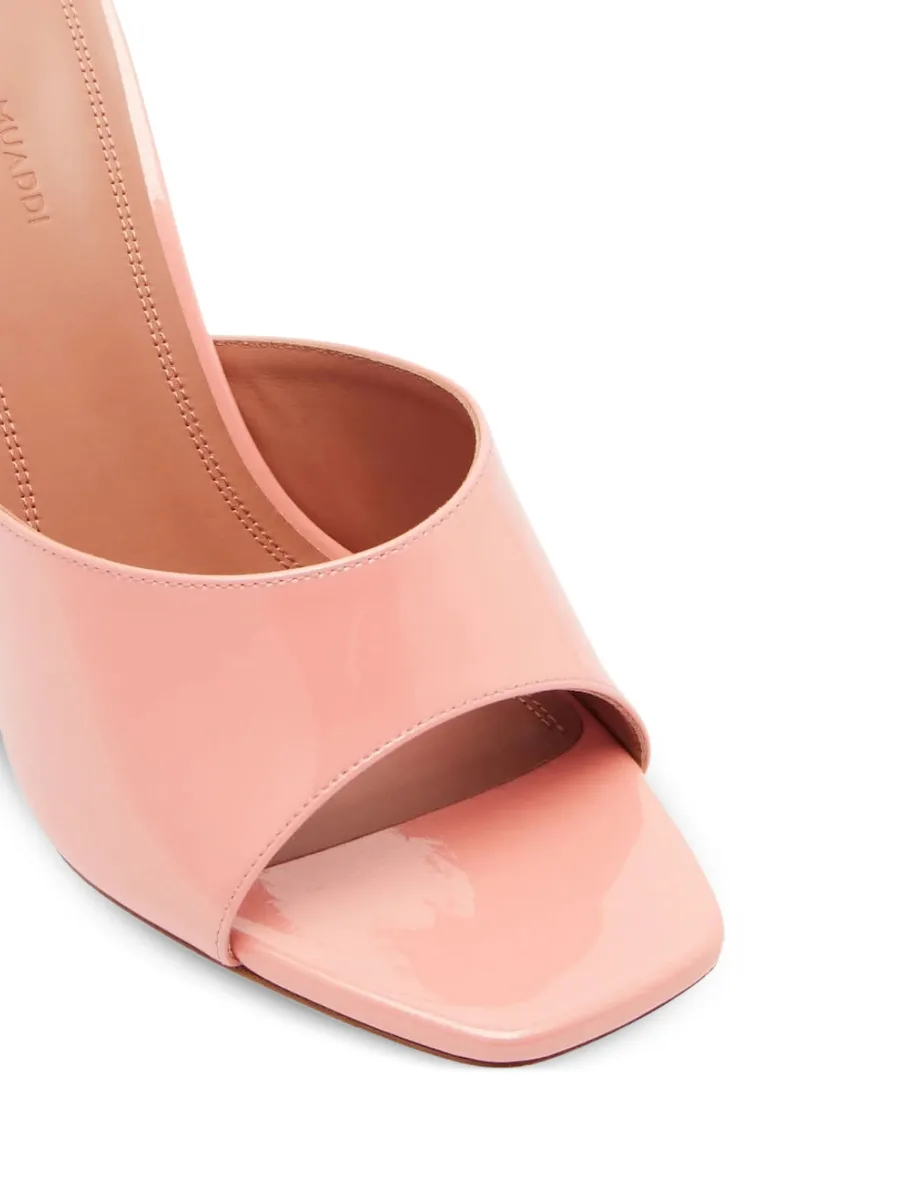 Lupita patent-leather mules 6