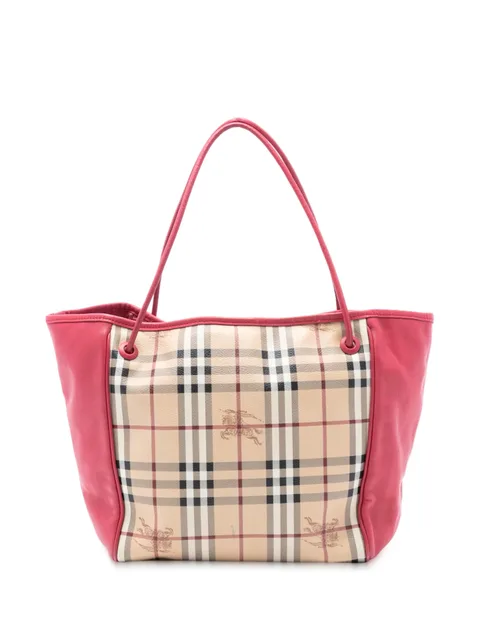 сумка-тоут Small Leather Trimmed Haymarket Check Coated Canvas Canterbury (2000-2017 годы)