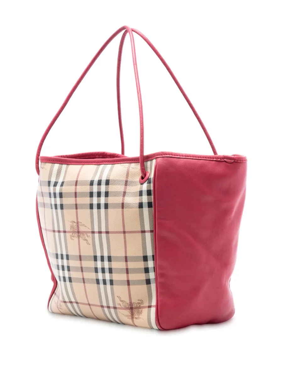 сумка-тоут Small Leather Trimmed Haymarket Check Coated Canvas Canterbury (2000-2017 годы) 6