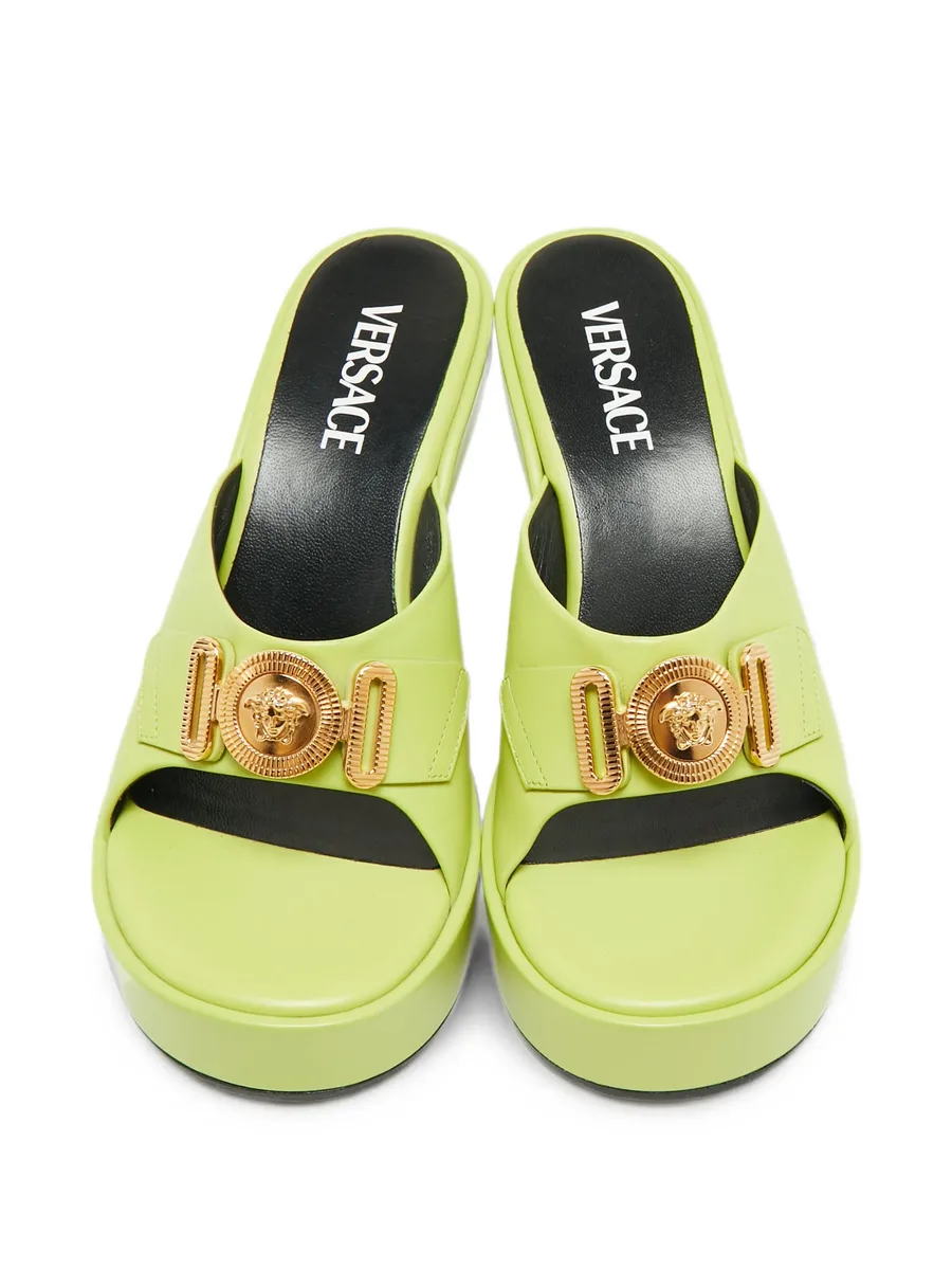 Biggie leatehr platform sandals 5