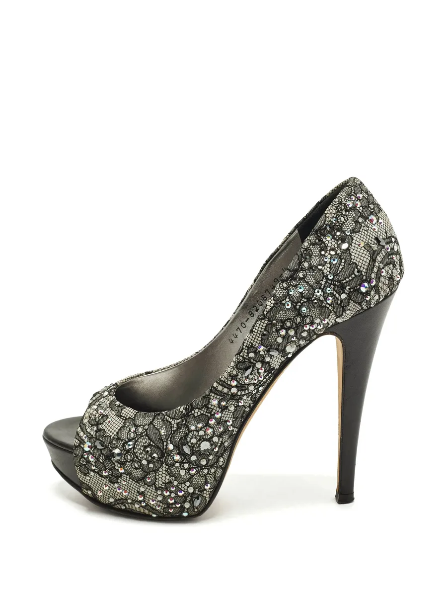 lace crystal-embellished pumps 2