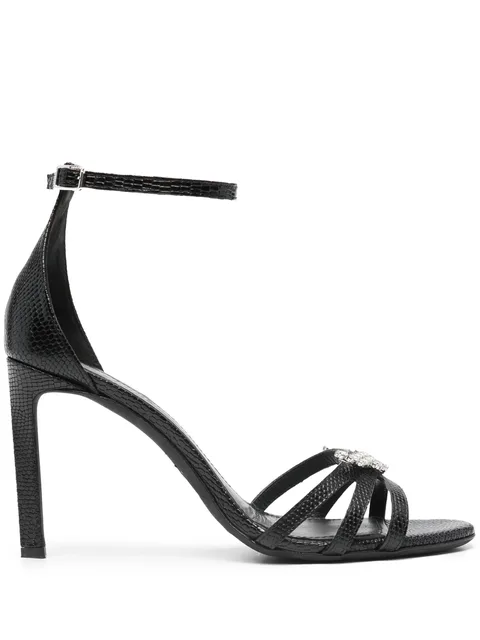Amee Wing Court 90mm leather sandals