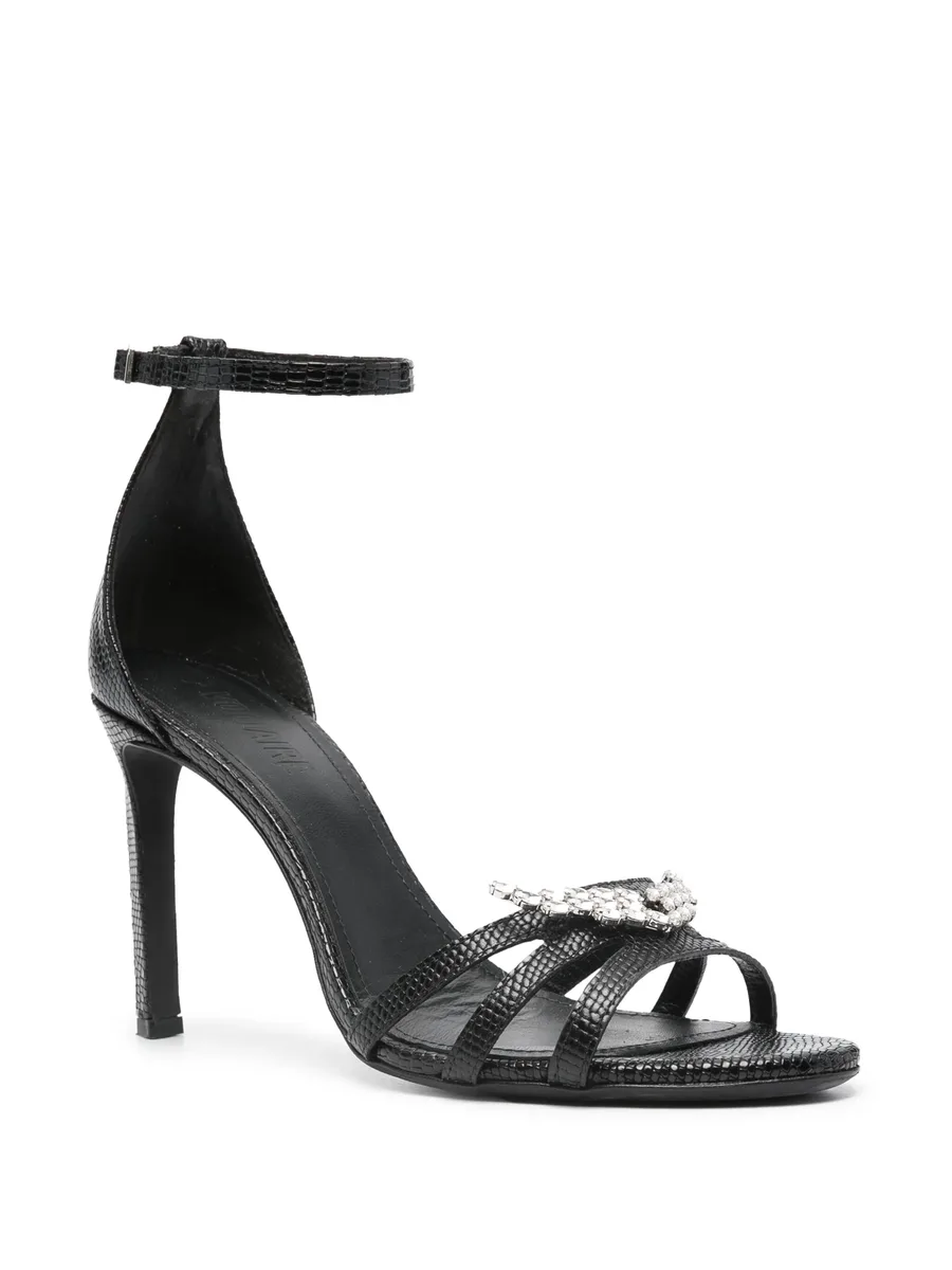 Amee Wing Court 90mm leather sandals 4