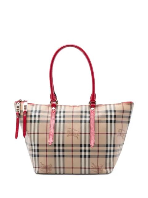 2000-2017 Small Haymarket Check Coated Canvas Salisbury tote bag
