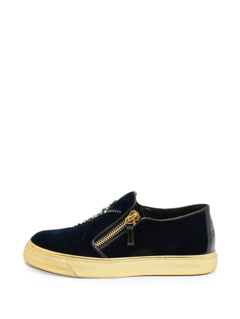 May London velvet sneakers