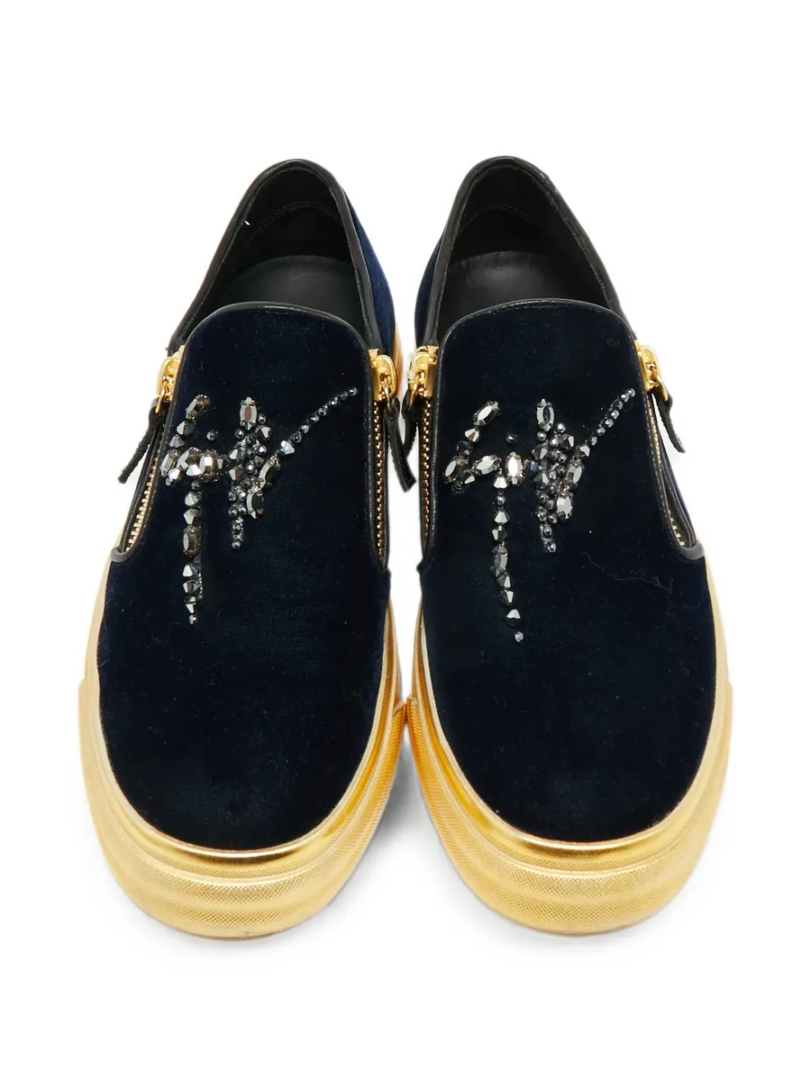 May London velvet sneakers 6
