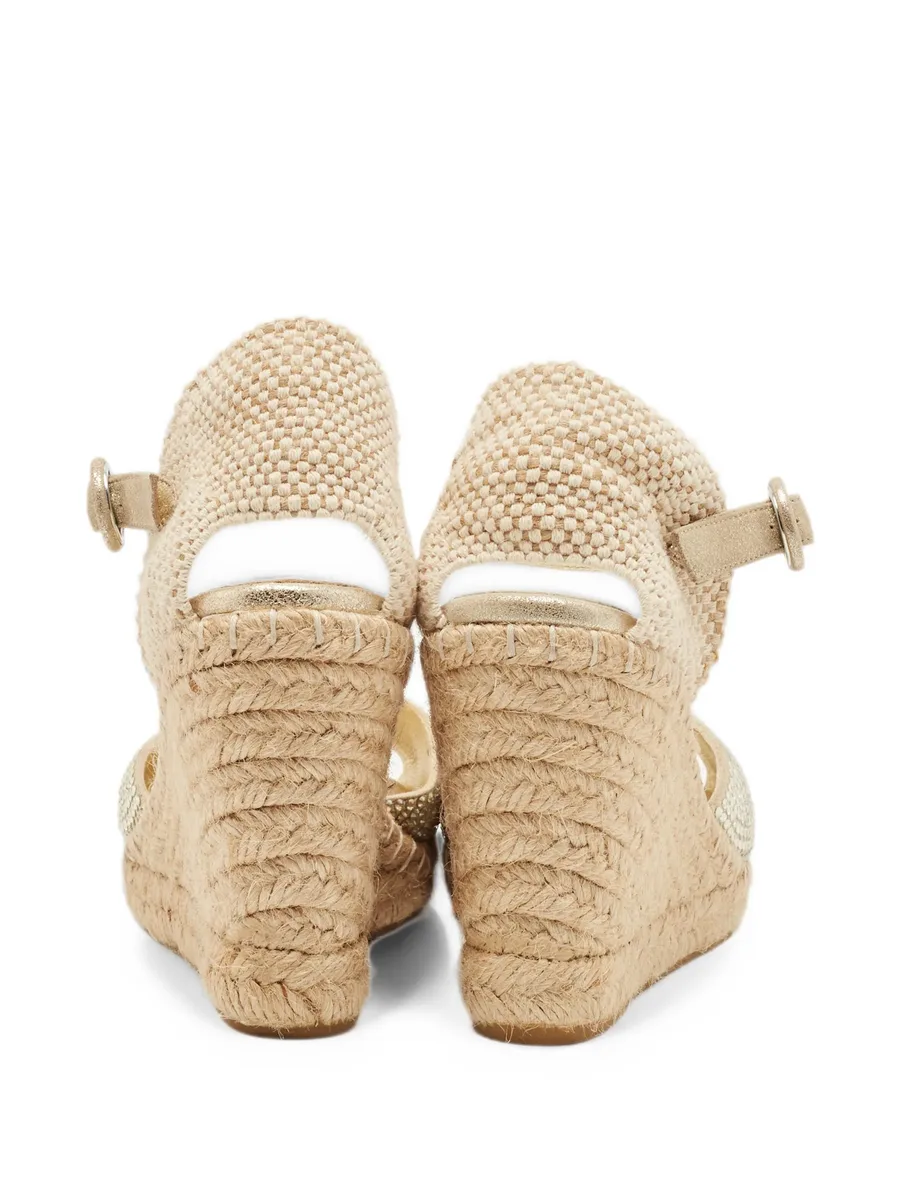 crystal-embellished espadrille sandals 10