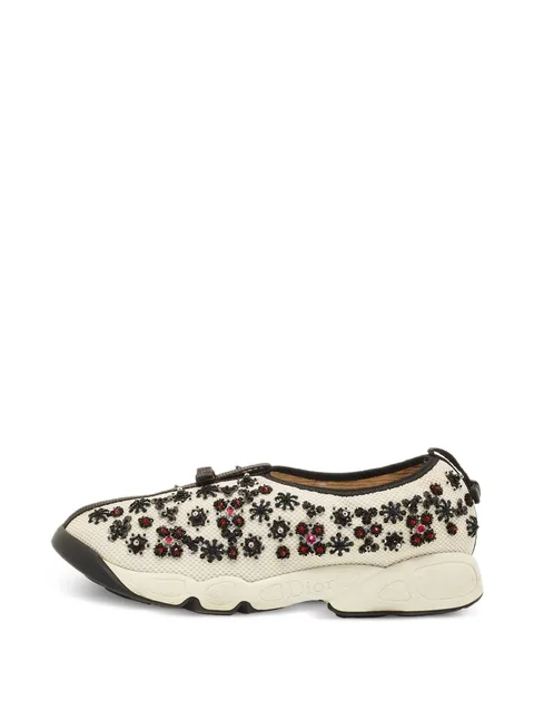 Fusion embellished slip-on sneakers