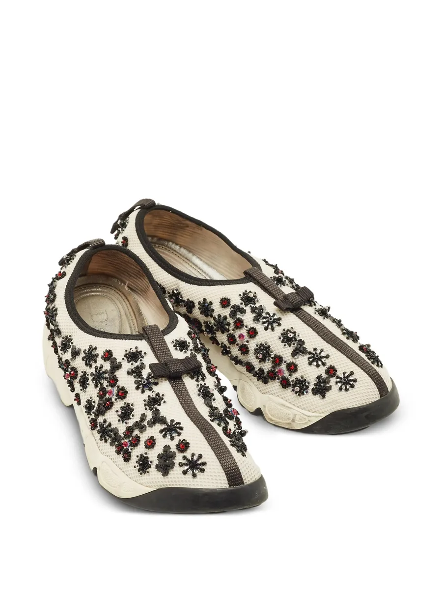 Fusion embellished slip-on sneakers 9