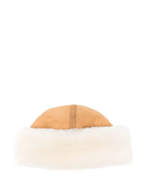 shearling hat