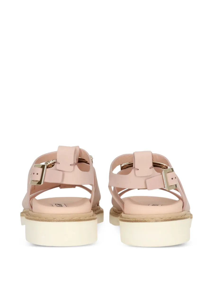 buckle embellished sandals 6