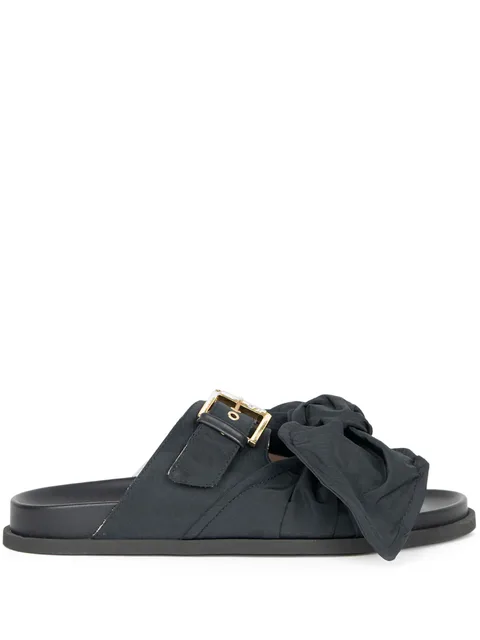 bow-detail sandals