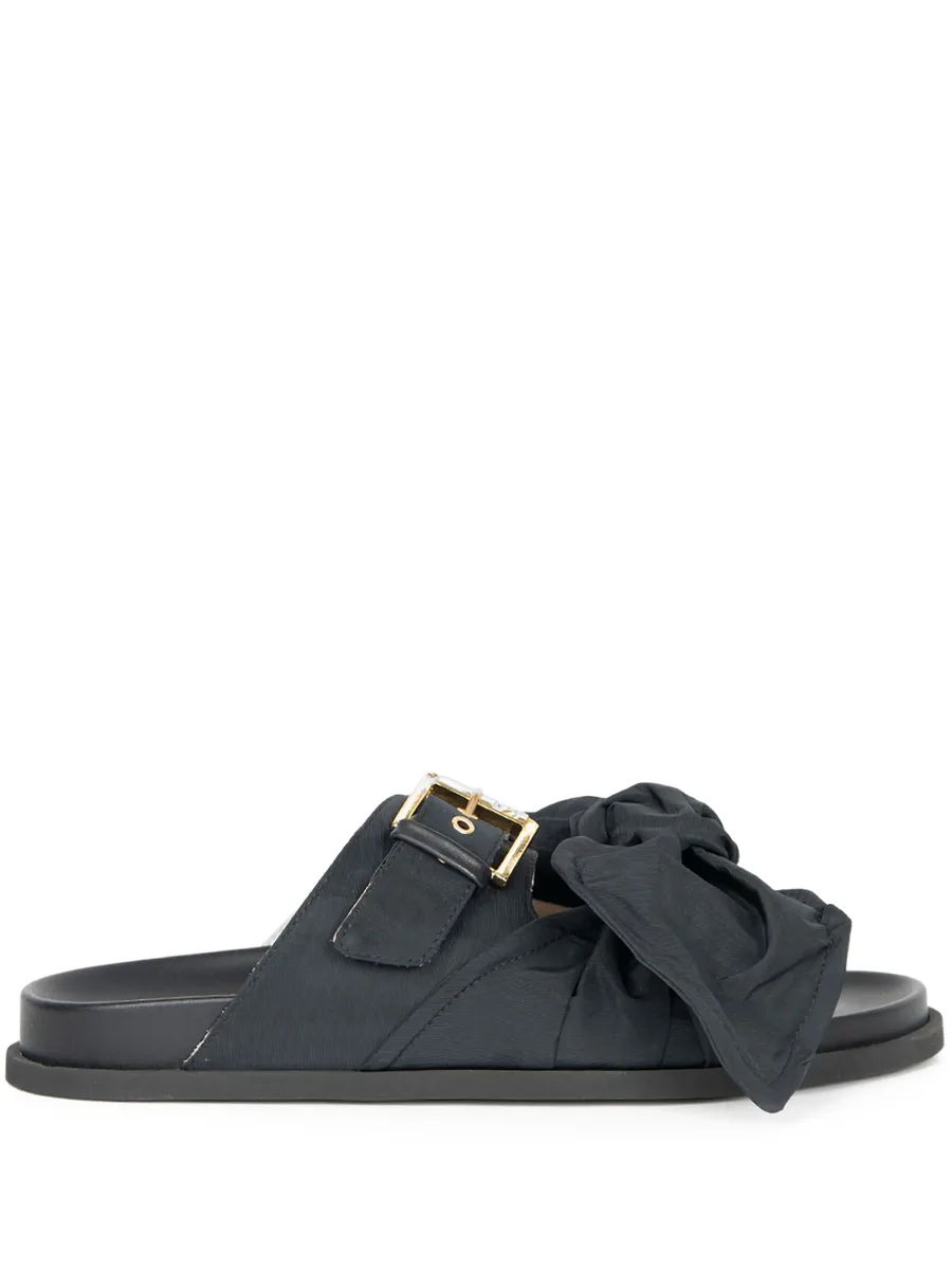 bow-detail sandals 1